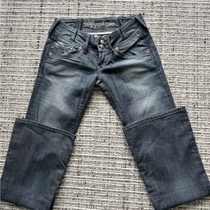 Hilfiger original denim slim fit super low waist  boot cut size 27